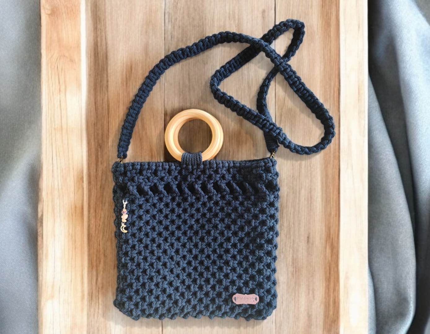 Sac bohème en macramé